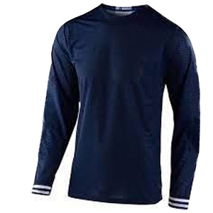 Maillots à manches courtes de vêtements de sport de motocross en polyester 100% personnalisés avec impression par sublimation numérique Hauts de chemise CMJN pour adultes - Product Image 3
