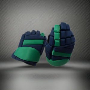 Gants de hockey sur glace en polyester légers et durables, design spécial, poignées multicolores, modèle sportif Eoin Winston Ews00042 - Product Image 1
