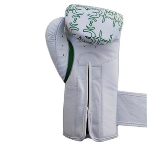 Gants de boxe en cuir de vachette rouge noir pour adultes à la mode en cuir PU entraînement Arts martiaux origine thaïlandaise OEM personnalisable - Product Image 5