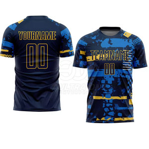 Camiseta de Fútbol Elegante y Duradera, Manga Corta, Transpirable, Ligera, 100% Poliéster, Ecológica, Diseño Personalizado, Servicio OEM - Product Image 6