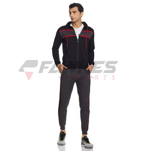 ชุดวอร์มสำหรับผู้ใหญ่ชุดใส่วิ่งสีพื้นดีไซน์แตกต่างกัน OEM - Product Image 1