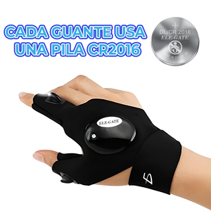 Coppia di Guanti da Pesca a 2 Dita con Luce LED in Plastica - Product Image 2