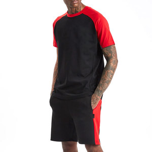 Wholesale Custom Men's <b>Twin</b> <b>Set</b> for Summer Active Outings Joggers T-Shirt & Shorts - Product Image 1