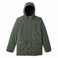 Parka authentique de style russe pour hommes avec doublure en fausse fourrure et capuche conçue pour les conditions hivernales extrêmes