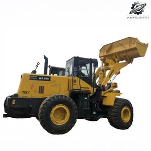 Chargeuse sur pneus Komatsu380 d'occasion 16,3 tonnes 3m³ de godet Marque japonaise d'origine Matériel de construction d'occasion Faible nombre d'heures Certifié CE - Product Image 1
