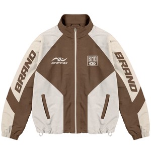 Men <b>Women</b> Contrast Piping Tracksuit Classic Panel Zipper <b>Jacket</b> Track Pants Set Athletic Club Uniform Outfit - Product Image 2
