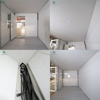 Kiosque commercial modulaire portable en conteneur de 20 pieds pour café, boutique pliable Z, espace commercial préfabriqué, kiosque extérieur