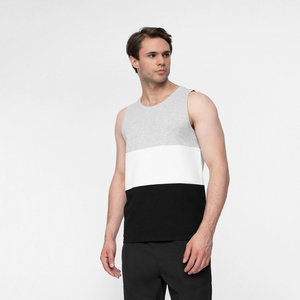 Débardeur sur mesure confortable pour hommes Service OEM Respirant Prix de gros Couleurs unies Débardeurs pour hommes - Product Image 1