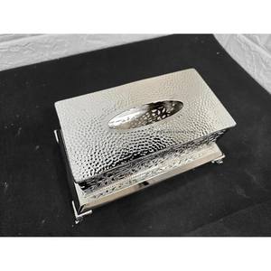 Wholesale Custom Decorative Farmhouse Countertop Metal Kitchen Restaurant <b>Paper</b> Towel Napkin <b>Tissue</b> Holder Silver <b>Color</b> Holder - Product Image 4