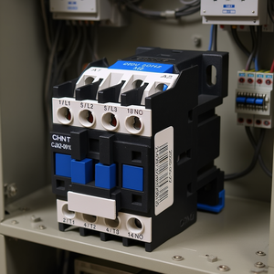คอนแทคเตอร์ CHNT CJX2-0910 9A 220V ผลิตจากโลหะผสมเงิน แบบเฟสเดียว คุณภาพสูง - Product Image 3