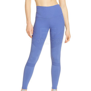 Legging taille haute personnalisé pour femme avec imprimé, motif uni, séchage rapide et respirant, prix usine en promotion - Product Image 2