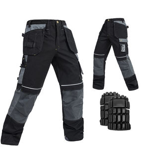 Pantalones de Trabajo para Hombre con Múltiples Bolsillos, Transpirables e Impermeables, Pantalones Cargo para Mecánicos, Uniforme - Product Image 3