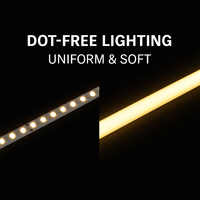 Mini Cut Cob Ruban Led Strip 3 ans de garantie Ra90 Mini longueur de coupe 8mm Cob Led Light Strip