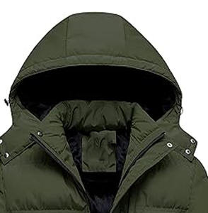 Chaqueta de Invierno para Hombre, Impermeable, Acolchada, con Cuello Alto, Chaqueta de Plumón Personalizada para Exteriores, Subida por Dress Sports - Product Image 2