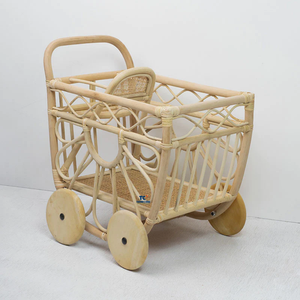 Carrito de Mercado de Ratán Ecológico al por Mayor para Niños, Hecho en Vietnam - Product Image 5
