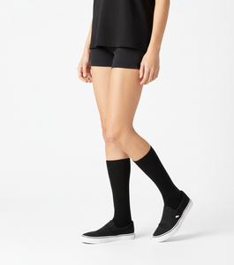 Chaussettes longues Bloom Comfort pour femmes, en coton riche, respirantes, extensibles, coupe régulière, multicolores, pack quotidien - Product Image 2