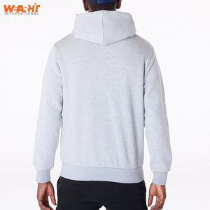 Sudadera con capucha de mezcla de algodón informal para hombre, sudadera básica de manga larga de lana cálida de invierno con bolsillo, ropa de calle, Top de gran tamaño - Product Image 5