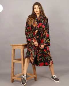 Fabricante y mayorista, kimono y bata, kimono de terciopelo de algodón, bata, cárdigan, albornoz, bata de mujer - Product Image 5