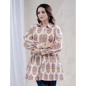 Multi-Feature Sporty Cotton <b>Top</b> Breathable and Lightweight 100% Woven Fabric <b>One</b> Size Fits All Character and Cartoon Printed - Product Image 3