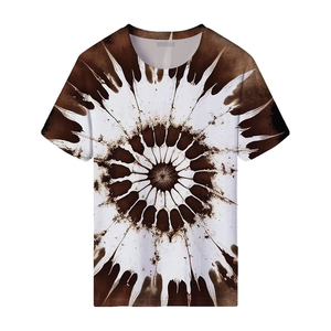 Camiseta de sublimación de poliéster 100% ecológica transpirable hecha a medida de talla grande más Popular cuello redondo informal - Product Image 6