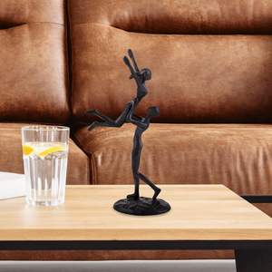 Sculptures de table en aluminium coulé, design animal moderne, faites sur mesure, pour offrir en cadeau, en provenance d'Inde - Product Image 4