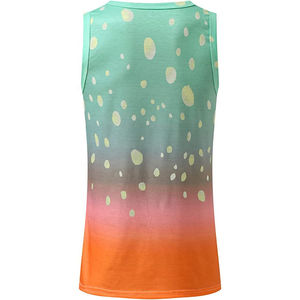 En gros Respirant Hommes Gilet Personnalisé Imprimé Faux Bleach Sublimation Tie Dye Débardeur Tout Imprimer Stringer pour Utilisation en salle de sport - Product Image 4