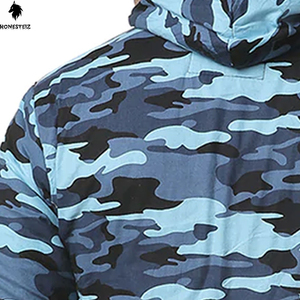 เสื้อฮู้ดแบบซิปของผู้ชายผ้าฝ้าย100% ประดับพลอยเทียมเต็มรูปแบบและออกแบบลายหน้าจอสำหรับฤดูหนาว - Product Image 4