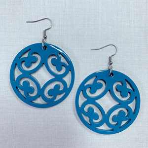 Fabriqué au Vietnam produits corne de buffle naturelle boucle d'oreille en or boucle d'oreille produits artisanaux en vrac - Product Image 1