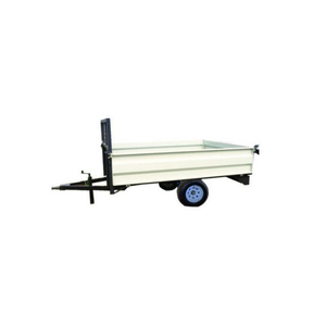 Remolque de descarga hidráulica con marco de acero de alta resistencia Alto nivel de seguridad 1 año de garantía Eje tándem para residuos de construcción agrícola - Product Image 2