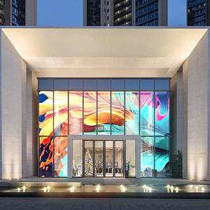 Pantalla de Película Transparente LED, Ventanas Flexibles de Cristal Transparente, Autoadhesivas para Cristal de Centro Comercial - Product Image 1