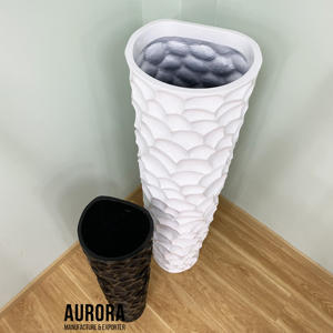 Macetas ecológicas de fábrica de confianza Macetas y jardineras de fibra de vidrio Precio razonable para su elección - Product Image 3