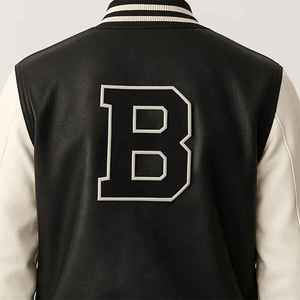 New Wholesale Mens Varsity <b>Jacket</b> PU Leather <b>Waterproof</b> Full Sleeve University College Mens Varsity <b>Jacket</b> With Pocket - Product Image 6