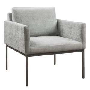 GSD68041 Single Premium Armchair 12 Square Iron Legs Upholstered with Artificial Leather Square One <b>Seat</b> <b>Sofa</b> Set - Product Image 1