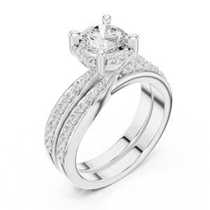 Bague en or 18 carats avec motif gravé - Product Image 4