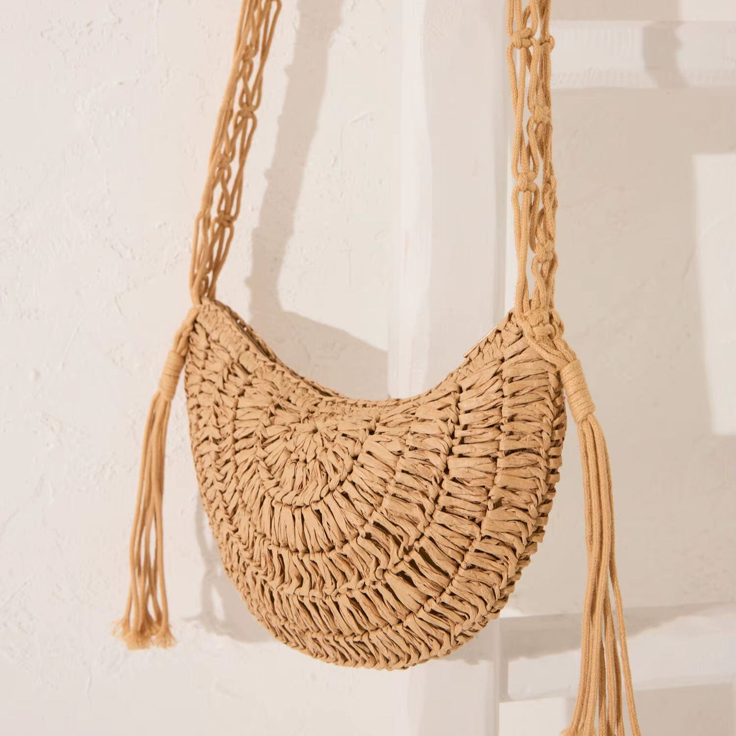 Bucket Bag IUJSOY Straw Bag For Women Totes Bag Woven Purse Summer
