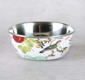 Tazón de metal de acero inoxidable con esmalte Impreso Bandeja de dulces Dátiles Tazón - Product Image 6