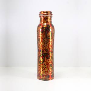 100% Pure <b>Copper</b> Printed <b>Water</b> <b>Bottles</b> Ayurvedic Health Benefits <b>Copper</b> <b>Water</b> <b>Bottle</b> Leak Proof Yoga <b>Bottle</b> With Logo - Product Image 6