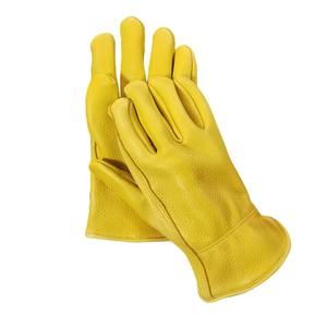 Gants de conduite en cuir de sécurité de vache à doigt complet de qualité supérieure conducteur anti-dérapant résistant à l'usure confortable - Product Image 6