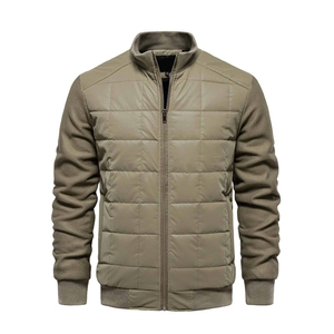 Chaqueta Bomber de Invierno 2025 de Alta Costura con Tela Suave de Poliéster/Algodón para Hombre - Product Image 4
