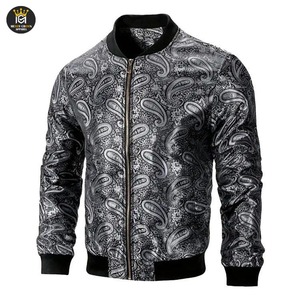 Hot <b>Sale</b> Men's Custom High Quality Heavyweight Bomber Jacket Slim Fit Stand Collar High Street Style winter jacket - Product Image 1