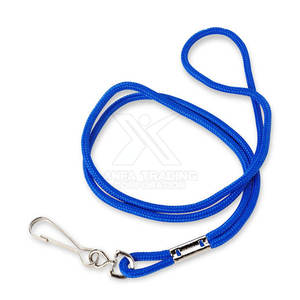 Cordon de sifflet portable léger avec clip de sécurité de couleur vive et finition revêtue de longueur personnalisable et boucle à pression - Product Image 1