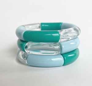 Brazalete de unión de resina de moda de Estilo Vintage hecho a mano altamente pulido para mujer, accesorio de joyería de aspecto retro hecho en La India - Product Image 3