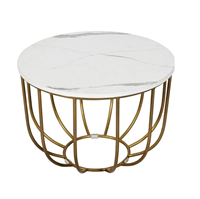 Table basse ronde en bois personnalisable de style moderne et luxueux pour salon, avec structure en métal, décorative, faite à la main, écologique
