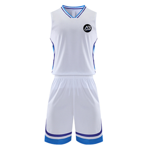 Uniforme de basketball respirant à manches courtes de haute qualité, 100 % polyester, unisexe, pour adultes, vente en gros, faible MOQ, vêtements de sport imprimés - Product Image 2