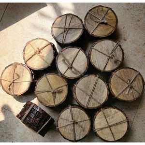 ที่รองแก้วไม้ทำมือแบบดั้งเดิมแผ่นรองชาและแผ่นรองจานประหยัดสำหรับใช้ในการป้องกันรอยแหวนบนเฟอร์นิเจอร์ - Product Image 3