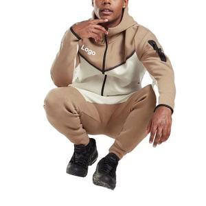 Service OEM, ensemble de vêtements de sport vierges pas chers, survêtement, logo personnalisé, vêtements de sport décontractés pour hommes, polaire d'automne, séchage rapide, grande taille - Product Image 3