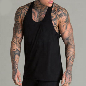 Camiseta sin Mangas para Hombre, Cuello Alto, Algodón Suave, Diseño Moderno, Camiseta Corta con Dobladillo Curvo - Product Image 4