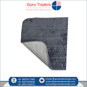 Alfombrilla de baño con patrón sólido de material de poliéster 100%, alfombrillas de baño suaves y duraderas de excelente calidad para uso doméstico y en hoteles - Product Image 2