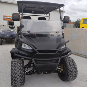 รถกอล์ฟไฟฟ้าคลับคาร์แบบออฟโรด รถจี๊ปวินเทจขนาดเล็ก รถกอล์ฟใช้น้ำมันเบนซิน 4x4 รถกอล์ฟไฟฟ้าลิเธียม แบตเตอรี่รถกอล์ฟมือสอง - Product Image 4