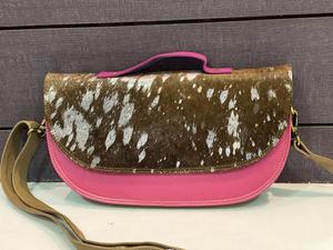 Bolso bandolera de Color rechoncho de cuero reciclado de nuevo estilo, bolso de cuero de piel de vaca de alta calidad, bolso de hombro multicolor para mujer - Product Image 2